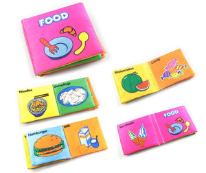 Coolplay Soft Cloth Books Rustle Sound Infant Baby Quiet Books Educational Stroller Rattle Toys For Newborn Baby 0-12 month } - Baby Homez