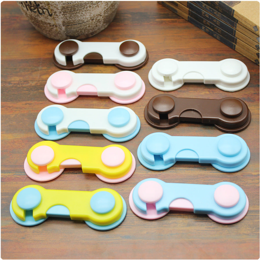 1 plastic safety lock unit for children baby protection lock safety for refrigerators - Baby Homez