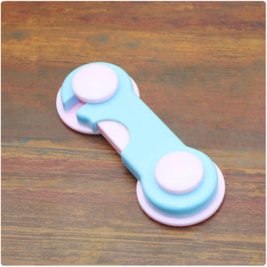 1 plastic safety lock unit for children baby protection lock safety for refrigerators - Baby Homez