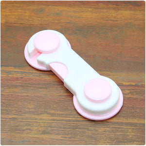 1 plastic safety lock unit for children baby protection lock safety for refrigerators - Baby Homez
