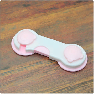 1 plastic safety lock unit for children baby protection lock safety for refrigerators - Baby Homez