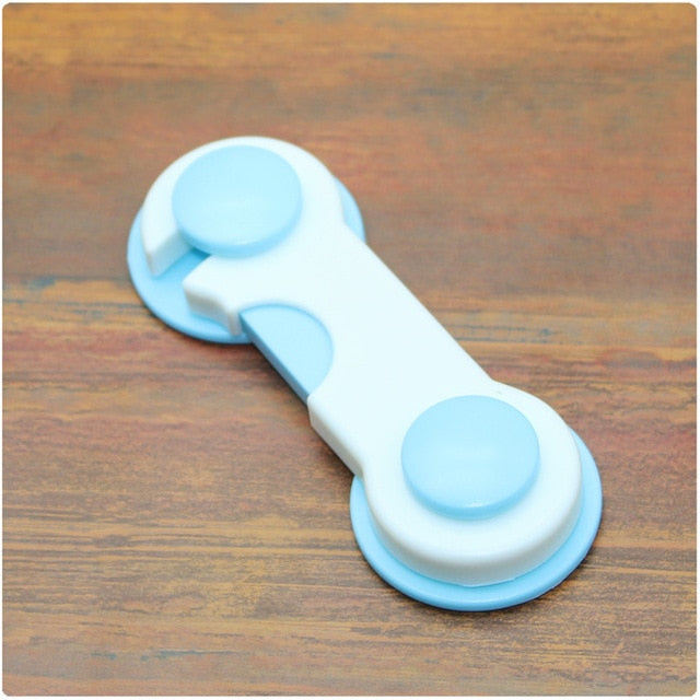 1 plastic safety lock unit for children baby protection lock safety for refrigerators - Baby Homez