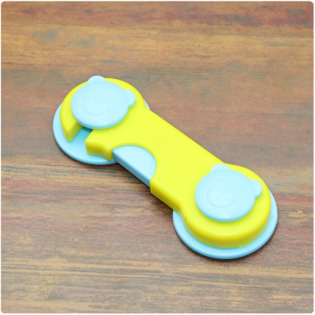 1 plastic safety lock unit for children baby protection lock safety for refrigerators - Baby Homez
