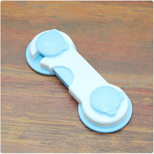 1 plastic safety lock unit for children baby protection lock safety for refrigerators - Baby Homez