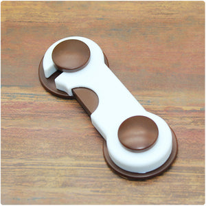 1 plastic safety lock unit for children baby protection lock safety for refrigerators - Baby Homez