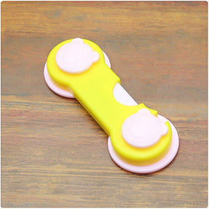 1 plastic safety lock unit for children baby protection lock safety for refrigerators - Baby Homez