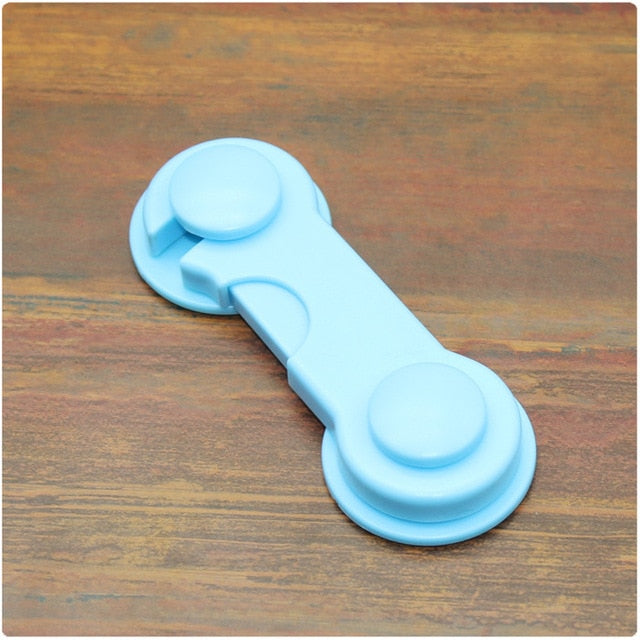 1 plastic safety lock unit for children baby protection lock safety for refrigerators - Baby Homez