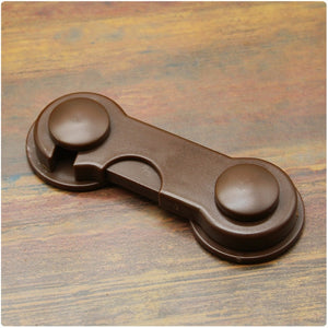 1 plastic safety lock unit for children baby protection lock safety for refrigerators - Baby Homez