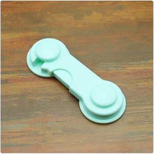 1 plastic safety lock unit for children baby protection lock safety for refrigerators - Baby Homez
