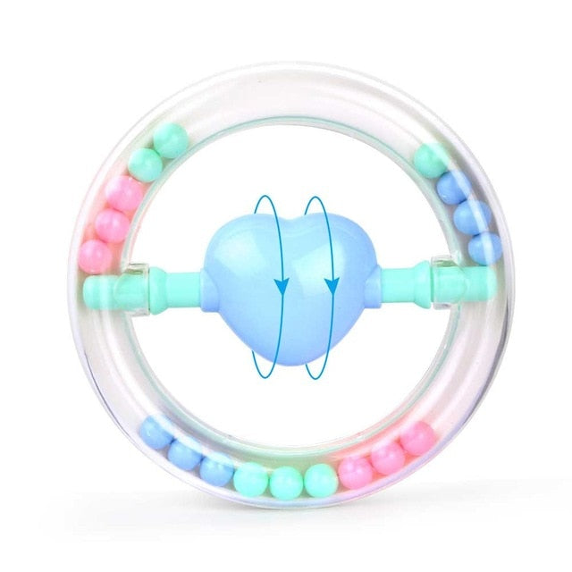 Baby Toys Hand Hold Jingle Shaking Bell Lovely Hand Shake Bell Ring Baby Rattles Toys Newborn Baby 0- 12 Months Teether Toys - Baby Homez