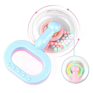Baby Toys Hand Hold Jingle Shaking Bell Lovely Hand Shake Bell Ring Baby Rattles Toys Newborn Baby 0- 12 Months Teether Toys - Baby Homez