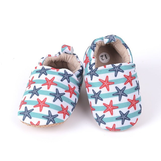 [simfamily]Kid Girls Boy First Walkers Soft Infant Toddler Shoes Cute Flower Soles Crib Shoes Footwear for Newborns baby shoes - Baby Homez