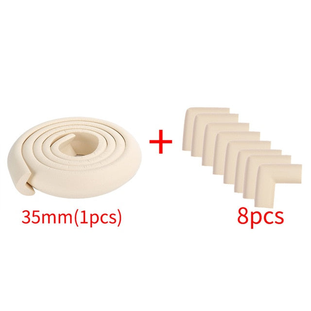 2M Baby Safety Corner Protector Children Protection Furniture Corners Angle Protection Child Safety Table Corner Protector Tape - Baby Homez