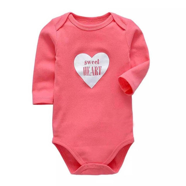 newborn bodysuit baby babies bebes clothes long sleeve cotton printing infant clothing 1pcs 0-24 Months - Baby Homez
