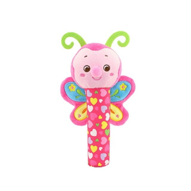 Baby Kids Rattle Toys Cartoon Animal Plush Hand Bell Baby Stroller Crib Hanging Rattles Infant Baby Toys Gifts 35% off - Baby Homez