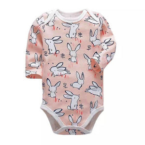 newborn bodysuit baby babies bebes clothes long sleeve cotton printing infant clothing 1pcs 0-24 Months - Baby Homez