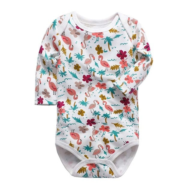 newborn bodysuit baby babies bebes clothes long sleeve cotton printing infant clothing 1pcs 0-24 Months - Baby Homez
