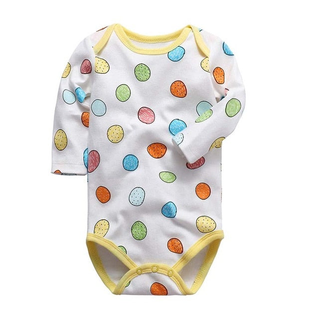 newborn bodysuit baby babies bebes clothes long sleeve cotton printing infant clothing 1pcs 0-24 Months - Baby Homez