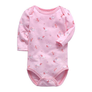 newborn bodysuit baby babies bebes clothes long sleeve cotton printing infant clothing 1pcs 0-24 Months - Baby Homez