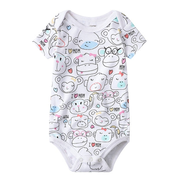 Baby Bodysuits Mommy Loves Me Print Body Baby Boy Girl Clothing Sets Newborn Baby Clothes Products Jumpsuit - Baby Homez