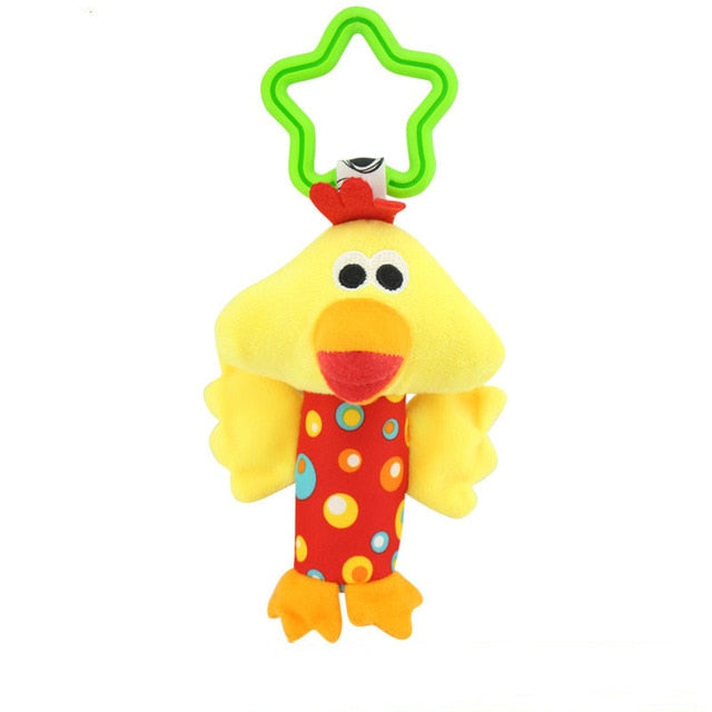 Kids Toys Hanging Spiral Rattle Stroller Cute Animals Crib Mobile Bed Baby Toys 0-12 Months Newborn Educational Toy for Children - Baby Homez