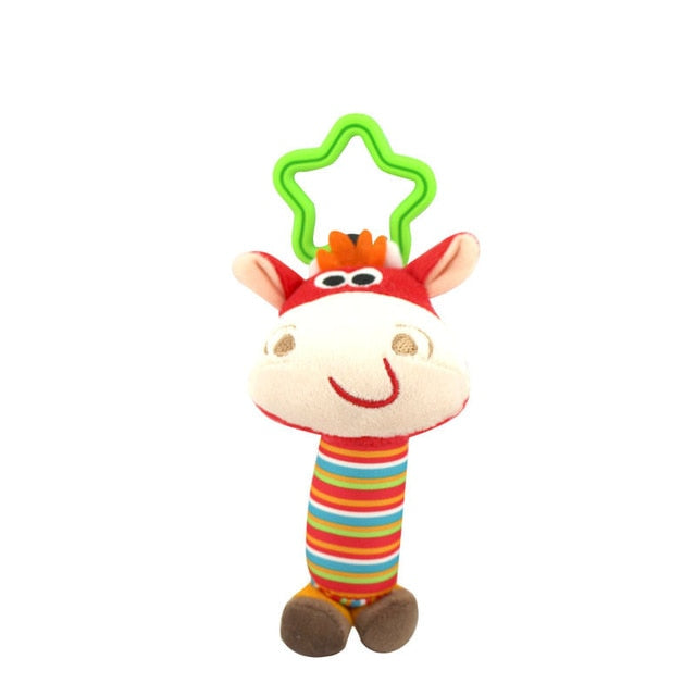 Kids Toys Hanging Spiral Rattle Stroller Cute Animals Crib Mobile Bed Baby Toys 0-12 Months Newborn Educational Toy for Children - Baby Homez