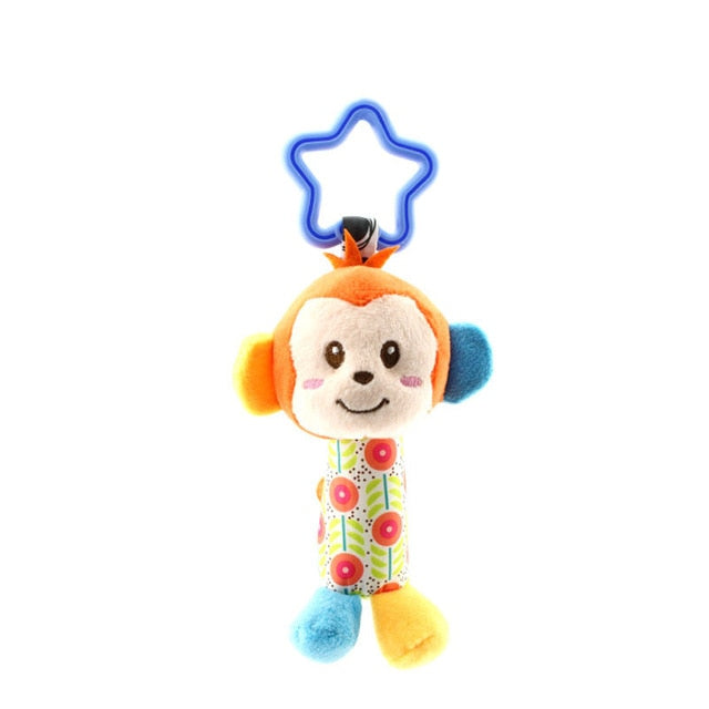 Kids Toys Hanging Spiral Rattle Stroller Cute Animals Crib Mobile Bed Baby Toys 0-12 Months Newborn Educational Toy for Children - Baby Homez