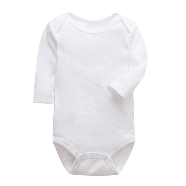 newborn bodysuit baby babies bebes clothes long sleeve cotton printing infant clothing 1pcs 0-24 Months - Baby Homez
