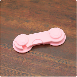 1 plastic safety lock unit for children baby protection lock safety for refrigerators - Baby Homez