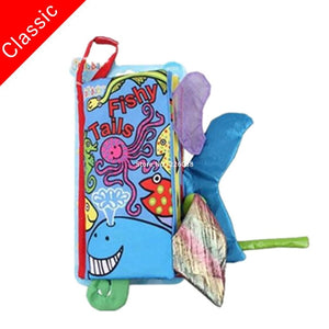 Baby Toys Infant Baby Book Early Development Cloth Books For Kids Learning Education Activity Books Animal Tails Dinosaur SZ04 - Baby Homez