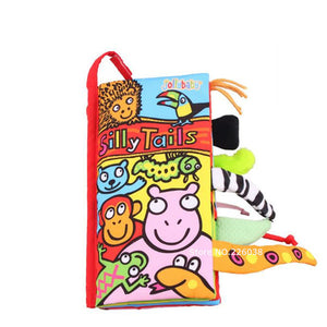 Baby Toys Infant Baby Book Early Development Cloth Books For Kids Learning Education Activity Books Animal Tails Dinosaur SZ04 - Baby Homez