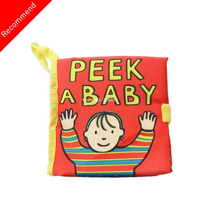 Baby Toys Infant Baby Book Early Development Cloth Books For Kids Learning Education Activity Books Animal Tails Dinosaur SZ04 - Baby Homez