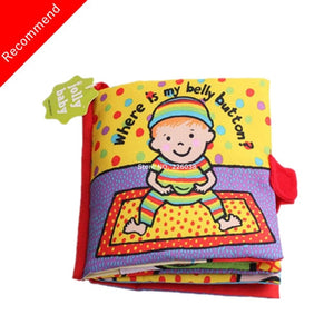Baby Toys Infant Baby Book Early Development Cloth Books For Kids Learning Education Activity Books Animal Tails Dinosaur SZ04 - Baby Homez