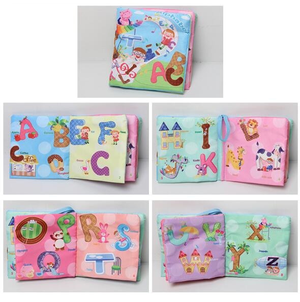 Baby Toys Infant Baby Book Early Development Cloth Books For Kids Learning Education Activity Books Animal Tails Dinosaur SZ04 - Baby Homez