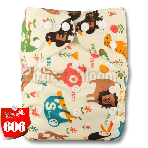 [Littles&Bloomz] 2019 New Baby One Size Reusable Cloth NAPPY Cover Wrap To Use With Flat or Fitted Nappy Diaper - Baby Homez