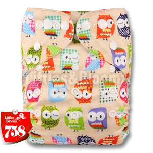[Littles&Bloomz] 2019 New Baby One Size Reusable Cloth NAPPY Cover Wrap To Use With Flat or Fitted Nappy Diaper - Baby Homez
