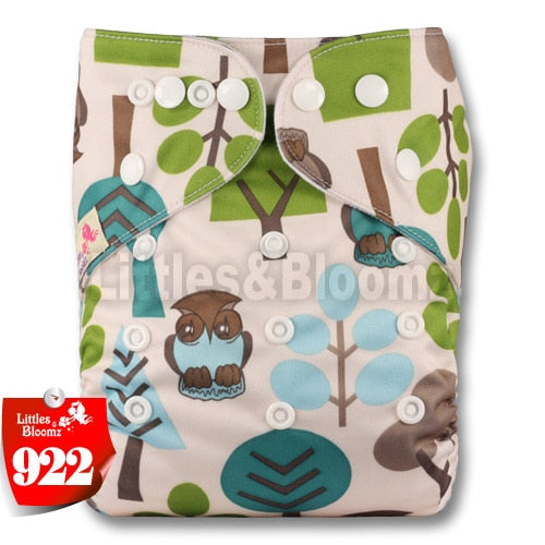 [Littles&Bloomz] 2019 New Baby One Size Reusable Cloth NAPPY Cover Wrap To Use With Flat or Fitted Nappy Diaper - Baby Homez