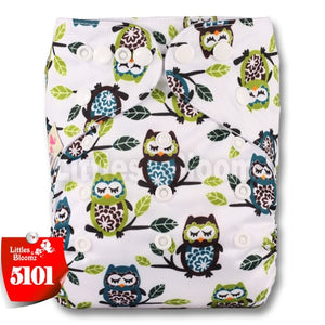 [Littles&Bloomz] 2019 New Baby One Size Reusable Cloth NAPPY Cover Wrap To Use With Flat or Fitted Nappy Diaper - Baby Homez