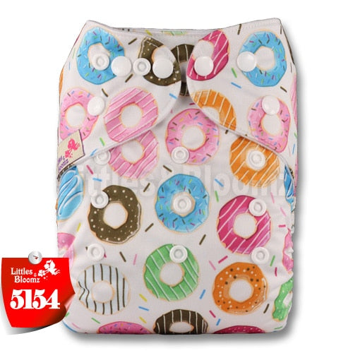 [Littles&Bloomz] 2019 New Baby One Size Reusable Cloth NAPPY Cover Wrap To Use With Flat or Fitted Nappy Diaper - Baby Homez