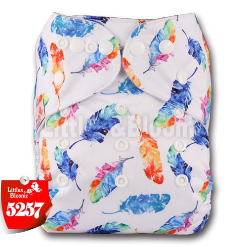 [Littles&Bloomz] 2019 New Baby One Size Reusable Cloth NAPPY Cover Wrap To Use With Flat or Fitted Nappy Diaper - Baby Homez