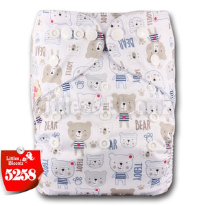 [Littles&Bloomz] 2019 New Baby One Size Reusable Cloth NAPPY Cover Wrap To Use With Flat or Fitted Nappy Diaper - Baby Homez