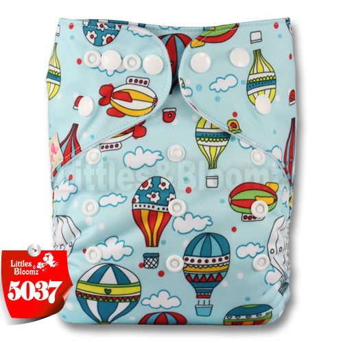 [Littles&Bloomz] 2019 New Baby One Size Reusable Cloth NAPPY Cover Wrap To Use With Flat or Fitted Nappy Diaper - Baby Homez