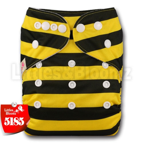[Littles&Bloomz] 2019 New Baby One Size Reusable Cloth NAPPY Cover Wrap To Use With Flat or Fitted Nappy Diaper - Baby Homez