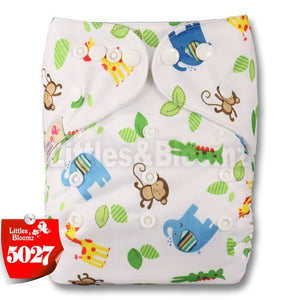 [Littles&Bloomz] 2019 New Baby One Size Reusable Cloth NAPPY Cover Wrap To Use With Flat or Fitted Nappy Diaper - Baby Homez