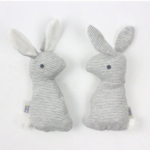 Newborn Infant Baby Rattle Toys Cute Rabbit Handbells Plush Baby Toy With Sound Toy Gift Children Kids Christmas Plush Doll - Baby Homez