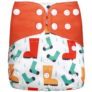 [simfamily] 1Pcs Reusable Cloth Diaper Adjustable Baby Nappies Washable Nappy Fit 3-15 Kg Baby Diaper - Baby Homez