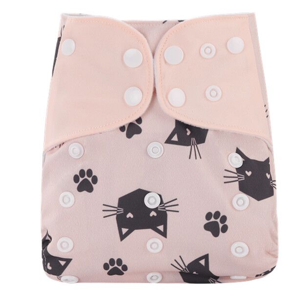 [simfamily] 1Pcs Reusable Cloth Diaper Adjustable Baby Nappies Washable Nappy Fit 3-15 Kg Baby Diaper - Baby Homez