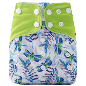 [simfamily] 1Pcs Reusable Cloth Diaper Adjustable Baby Nappies Washable Nappy Fit 3-15 Kg Baby Diaper - Baby Homez