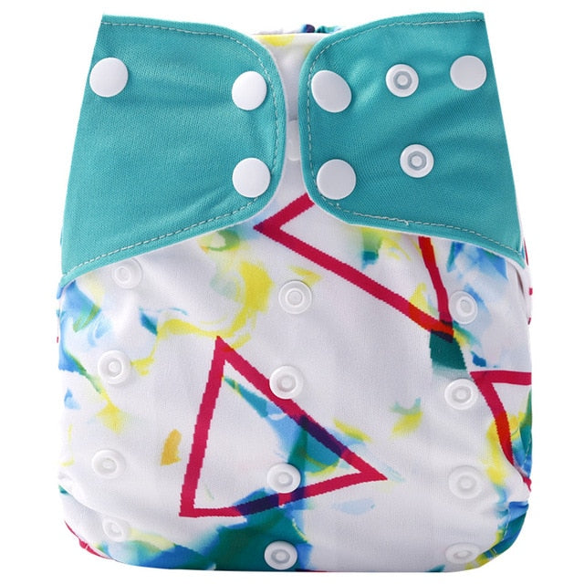[simfamily] 1Pcs Reusable Cloth Diaper Adjustable Baby Nappies Washable Nappy Fit 3-15 Kg Baby Diaper - Baby Homez