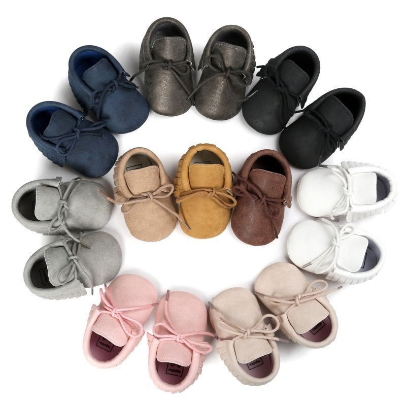 Hot Baby Shoes New Autumn/Spring Newborn Boys Girls Toddler Shoes PU Leather Baby Moccasins Sequin Casual Sneakers 0-18M - Baby Homez